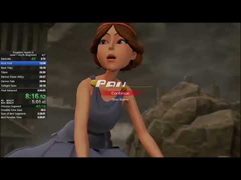 KH3 Beginner Lv1 Any% Speedrun [3:33:25 RTA]