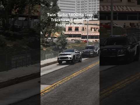 1400Hp Jeep Trackhawk LAUNCH! #trx #ram #srt #srt8 #trackhawk #dodge #1000hp #hellcat #fastcar