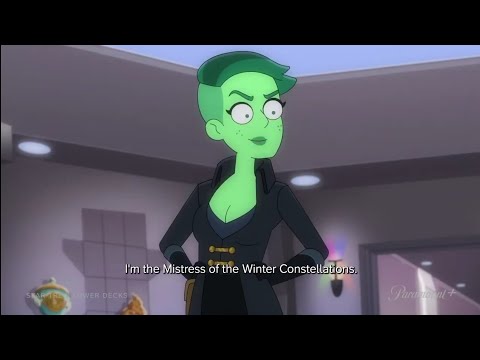 Star Trek Lower Decks: The Mistress of the Winter Constellations.