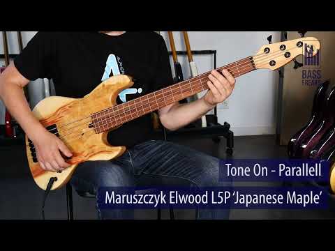 Maruszczyk Elwood L5P Fretless Live Demo - BassFreaks.net