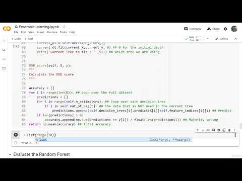 100. Implementing Random Forests from scratch Part 1