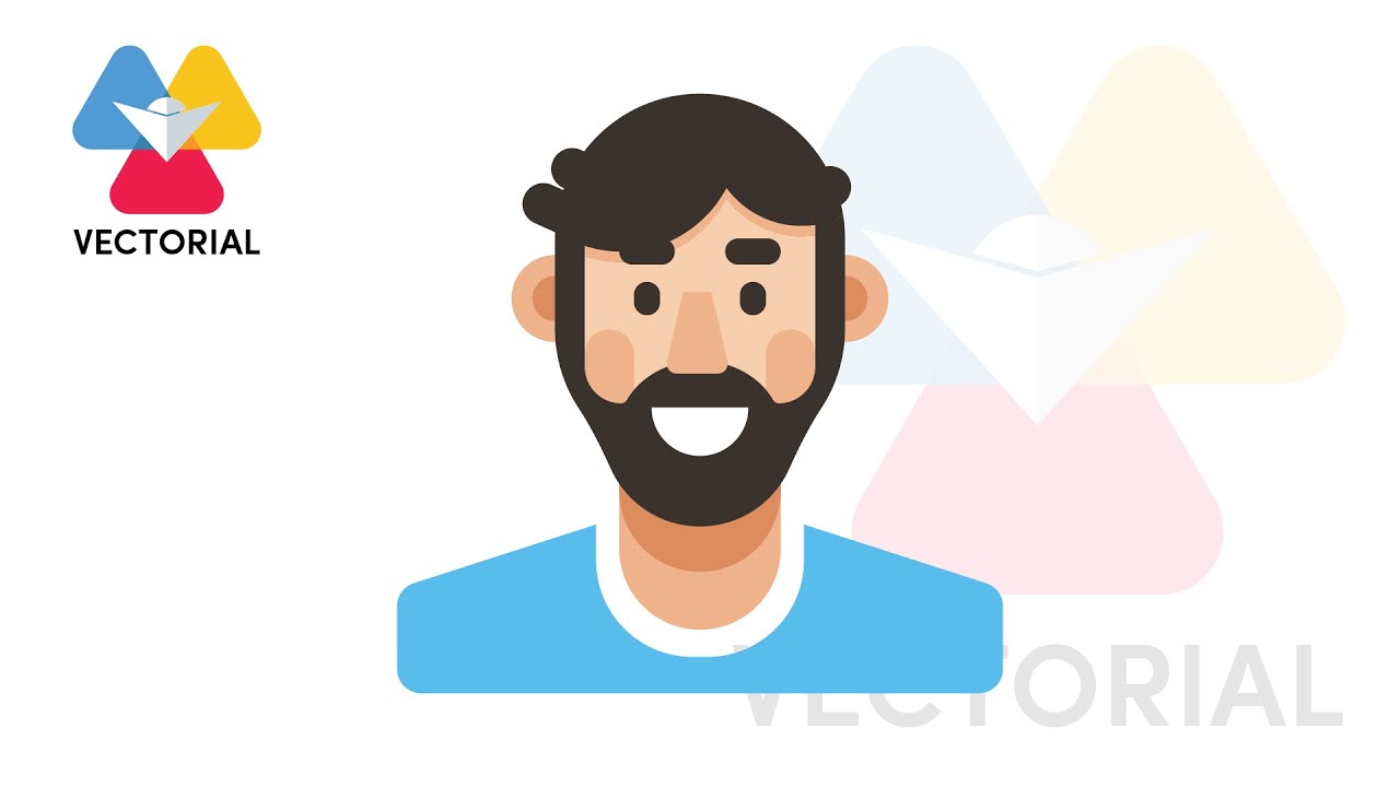 Flat character tutorial in Illustrator