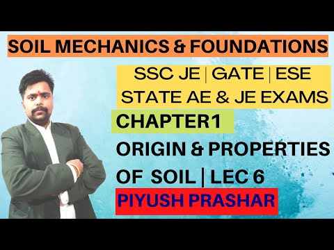 INTRODUCTION TO SOIL MECHANICS Soil Mechanics for GATE ESE SSC JE STATE AE JE RRB JE