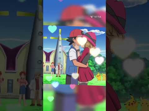 pokemon Ash and Serena love story and Shepingvideo BY Poke servant #pokemon #ash#serena#yt#lovestory