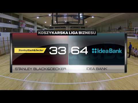 Stanley Black&Decker vs Idea Bank - XII kolejka - Warszawa - Koszykarska Liga Biznesu