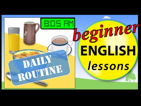 Daily routine in English | Beginner English Lessons for Children