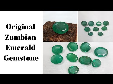 Natural Emerald, Zambian Emerald, Transparent Top Quality Emerald for Jewelry
