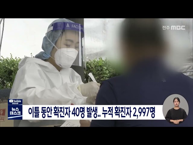 이틀 동안 확진자 30명 넘어..누적 2,997명