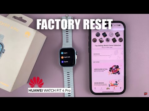 How To Factory Reset Huawei Watch 4 / Watch Fit 4 Pro