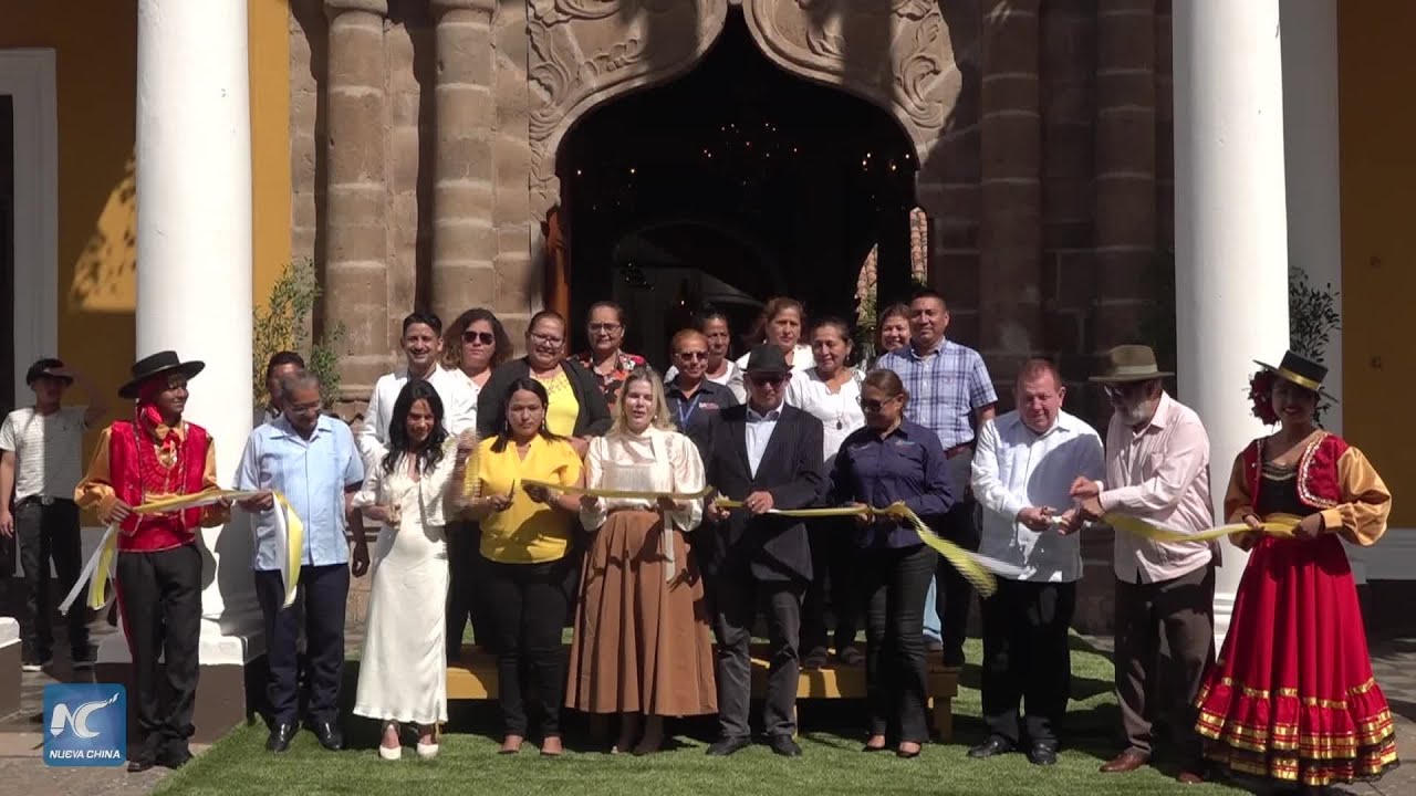 Nicaragua reabre histórica Casa de los Tres Mundos, declarada Patrimonio Cultural de la Nación