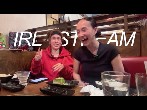 OUR FIRST IRL STREAM! COME EAT WITH US! (MUKBANG)