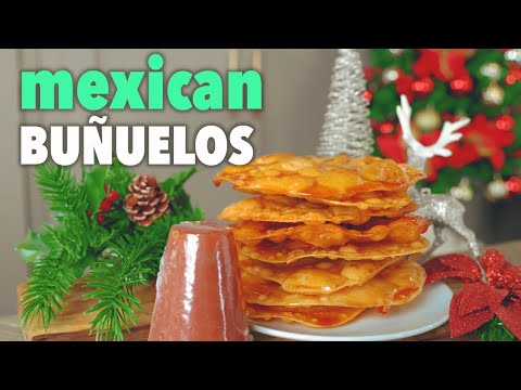 These Buñuelos are the BEST! | Easy Mexican Buñuelos with Piloncillo / Sugar Cane Syrup