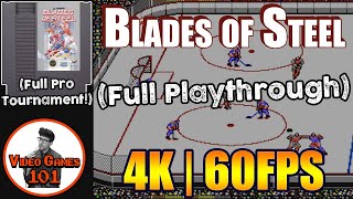 Blades of Steel NES | Pro Tournament | 4K 60FPS | Video Games 101