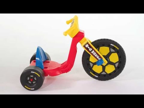 Schylling Big Wheel Speedster - BW16SO - Low-Riding Tricycle with Adjustable Seat for Growing Child up to 70 lbs. - Original Classic Bike - Ages 3 and Up - Watch Product Video