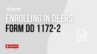 Enrolling in DEERS Department of Defense | Form DD 1172-2
