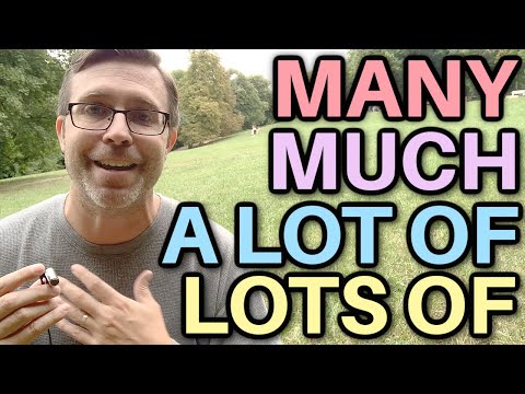 MANY, MUCH, A LOT OF, & LOTS OF | Grammar Deep Dive with Common Quantifiers