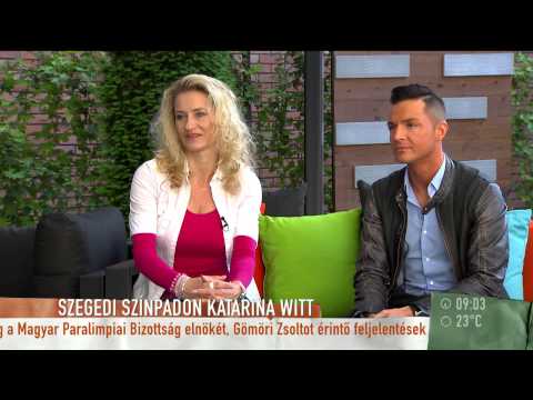 Álarcosbálra készül Katarina Witt - 2015.06.03. - tv2.hu/mokka