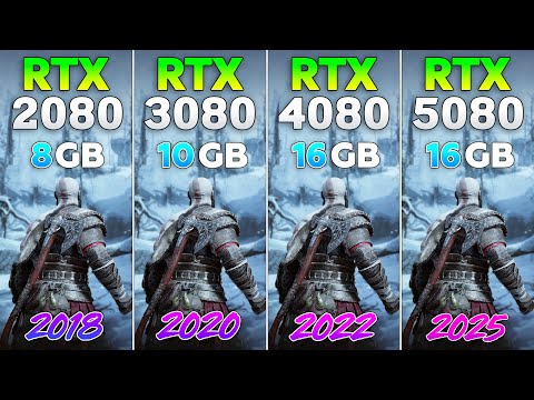 RTX 2080 vs RTX 3080 vs RTX 4080 vs RTX 5080 - Test in 9 Games