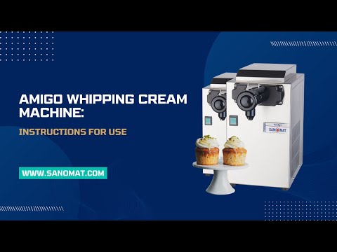 Whipping Cream machine SANOMAT Amigo | Instructions