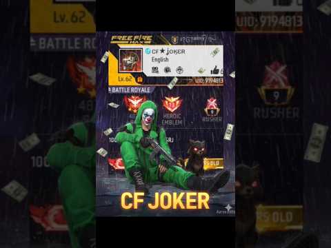 ⚡ CF JOKER Profile Edit 😍 | ChatGPT से बना Next Level Free Fire Edit 🔥 #shorts #babakidyatai #ai