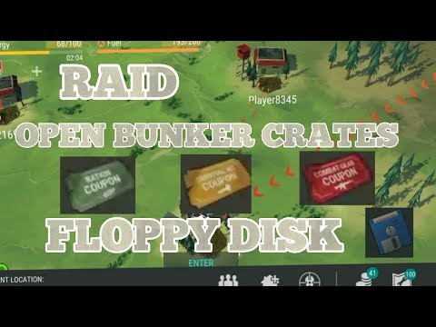 raiding player 8345 huge opening bunker crates floppy disk last day on earth survival 1.8.4