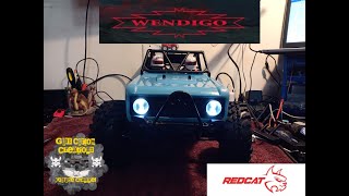 Redcat Wendigo Snow Bouncing After Suspension and Gearing Change