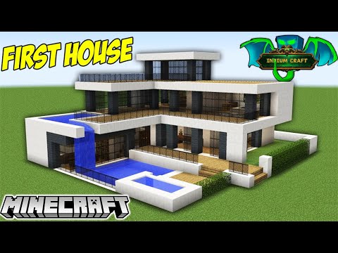 ThugBoi Max - I build EPIC MODERN HOUSE in Minecraft Indium Craft SMP !