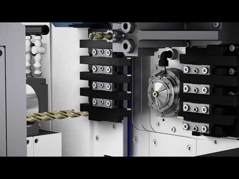 Tornos GT26 Swiss (Animated Working)