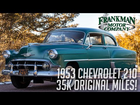 RARE FIND: 1953 Chevrolet 210 35K Original Miles! - Frankman Motor Company - Walk Around & Driving