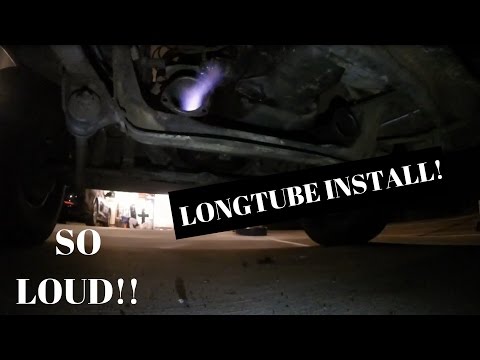 Ford F100 Longtube header install (SOUND COMPARISON!)