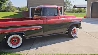 1959 Chevrolet Apache Cold Start and Walk-around