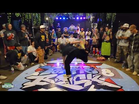 BBOY LINKS VS DIRTY C-TEMPLE ROCK VOL 8 BY SHAOLIN PROD.-FOOTWORK FINAL