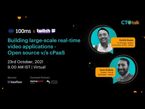 CTOtalk with Twitch & 100ms