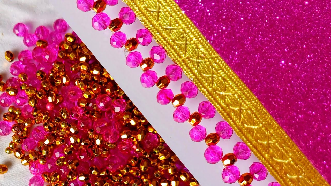 A very beautiful and delicate tassel design, specially made for the edge of a scarf.#diy