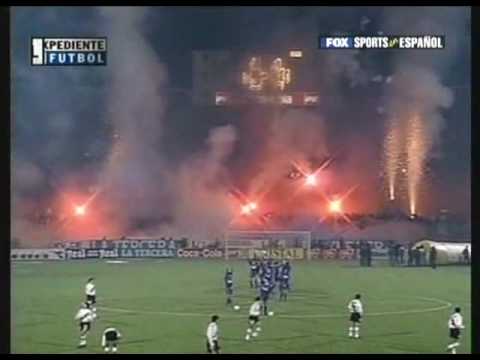 Salida Universidad de Chile vs River Plate Semifinales Copa Libertadores 1996