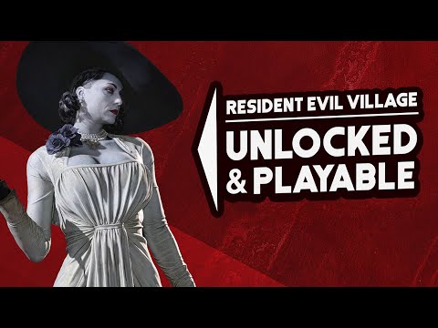 Resident Evil Village | How To Play As Lady Dimitrescu & Heisenberg!