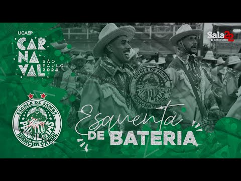 MANCHA VERDE 4K - ESQUENTA DE BATERIA | CARNAVAL 2024 - LIGA-SP