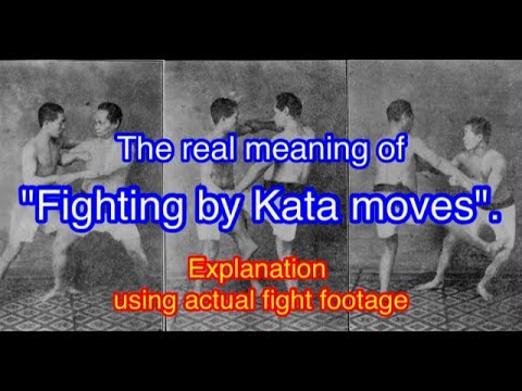 The real mean of “Fighting by Kata moves”. (an example in actual battle) 「型で戦う」という本当の意味とは?