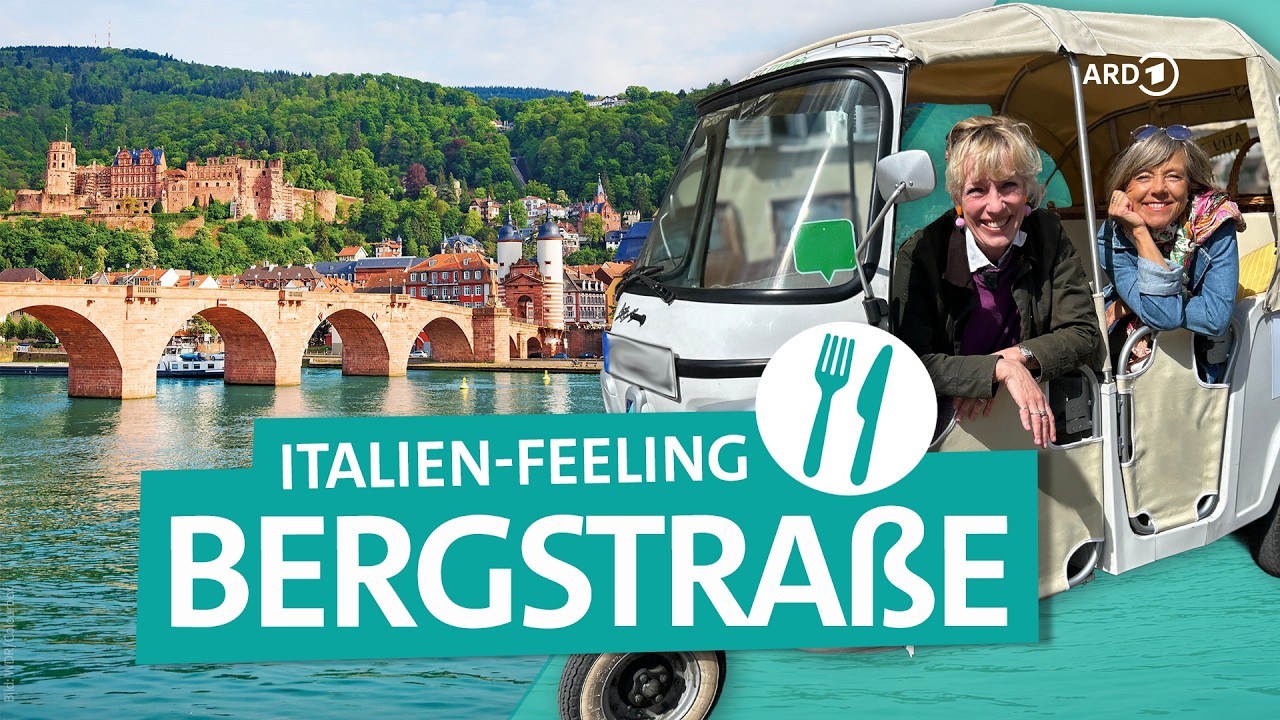 Italienisches Flair in Deutschland: Dolce Vita an der Bergstraße rund um Heidelberg | ARD Reisen