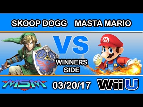 MSM 90 - Skoop Dogg (Link) Vs. CHG | MastaMario (Mario) Winners Side - Smash Wii U