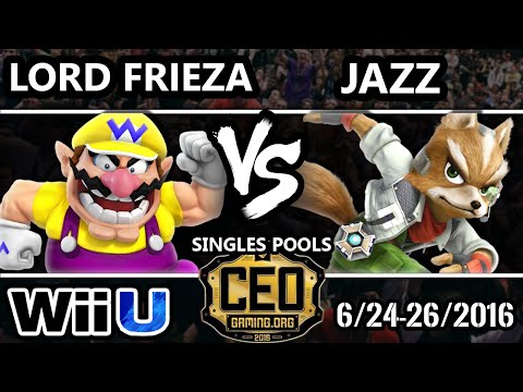 CEO 2016 Smash 4 - Jazz (Fox) Vs. ICG | Lord Frieza (Wario) SSB4 Tournament - Smash Wii U
