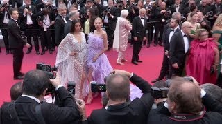 Shanina Shaik, Elsa Hosk and more on the red carpet for the Premiere of Sibyl in Cannes