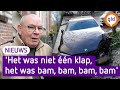 Het was bam bam bam, ravage door automatisch inparkerende auto