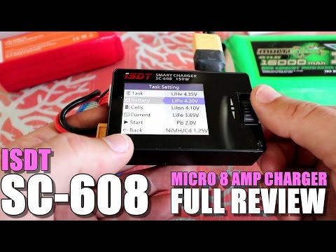 iSDT SC-608 MINI Portable Smart Charger Review - [Unboxing, Inspection, In-Depth Charge Test]