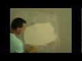 How to fix hole in Drywall 4 (Spraying Texture)