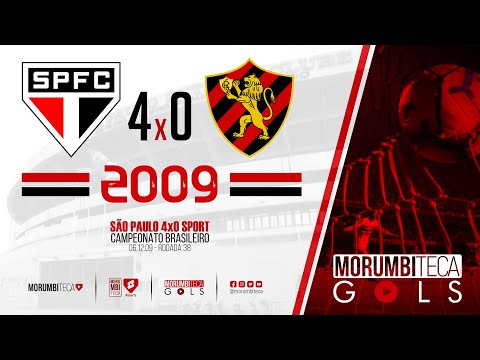 São Paulo 4x0 Sport - Brasileiro 2009 - Rodada 38 - 06/12/2009