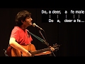 Singing one syllable out-of-sync