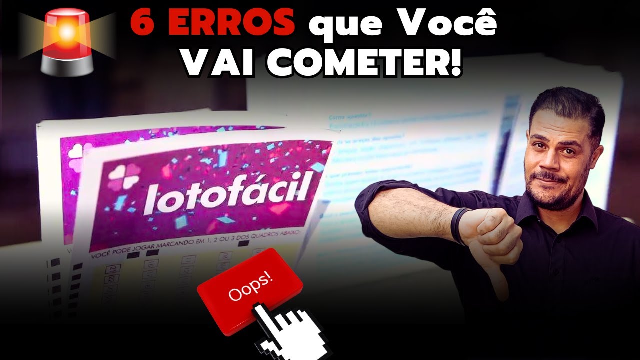 ⛔ 6 ERROS que VOCÊ VAI COMETER na Lotofácil de Indenpendência 2024!