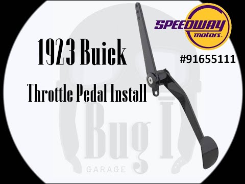 1923 Buick Custom Build-Throttle Pedal..Gas Pedal..Skinny Pedal Install of Speedway Motors #91655111
