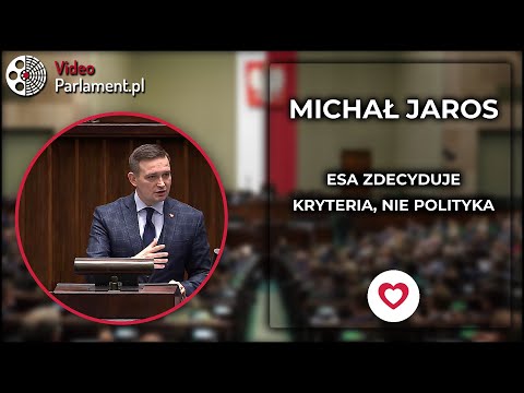 Michał Jaros - Centrum ESA w Polsce: decyzja według kryteriów